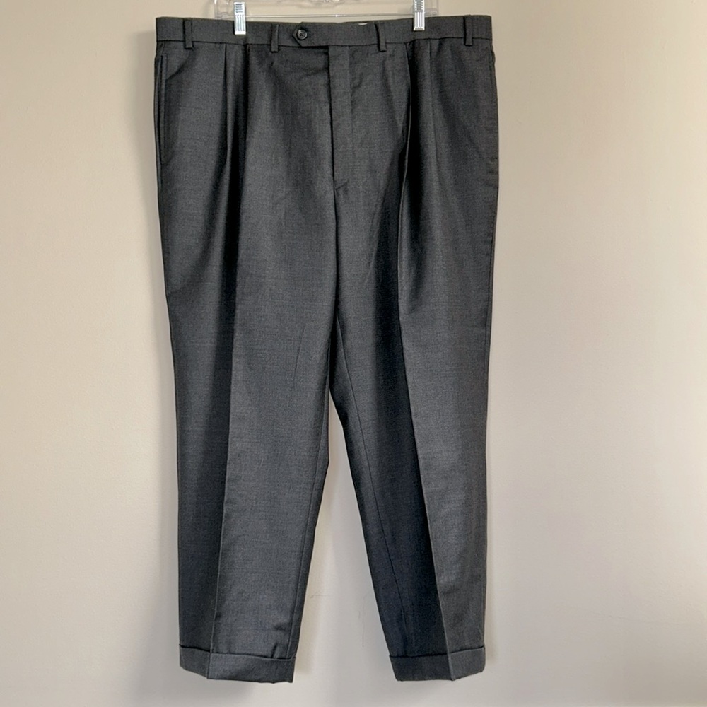 Lauren Ralph Lauren Dress Pants.  Cashmere blend. Dark gray. 42 x 28